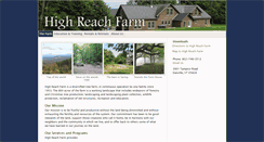 Desktop Screenshot of highreachfarm.com